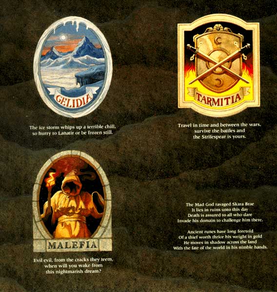 Box Clues (2 of 2) from The Bard's Tale III: Thief of Fate