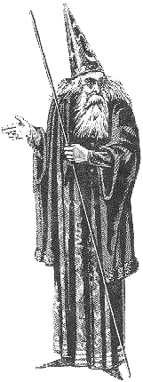 Wizard from The Bard's Tale Clue Book