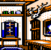 Empty house from The Bard's Tale III: Thief of Fate